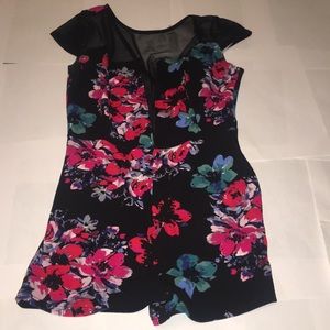 Floral shorts One-Piece